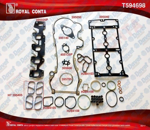 ELR-397.470 Alt Takim Conta Euro 5 (Fiat  Doblo - 500 C-L Mtjopel Astra J 1.3cdti 12-/Corsa D 1.3cdti 10- ) -